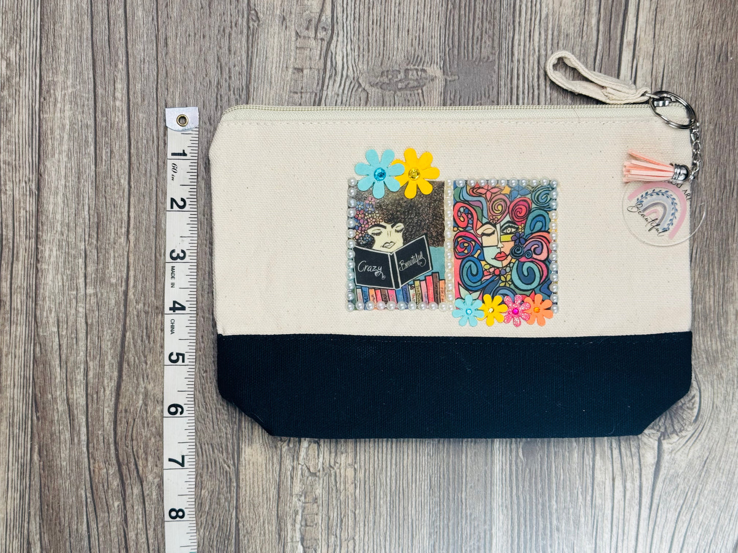 Canvas Pouch with Original Artwork
