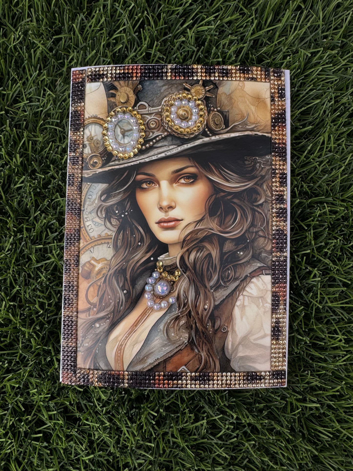 Steampunk Inspired Greeting Card