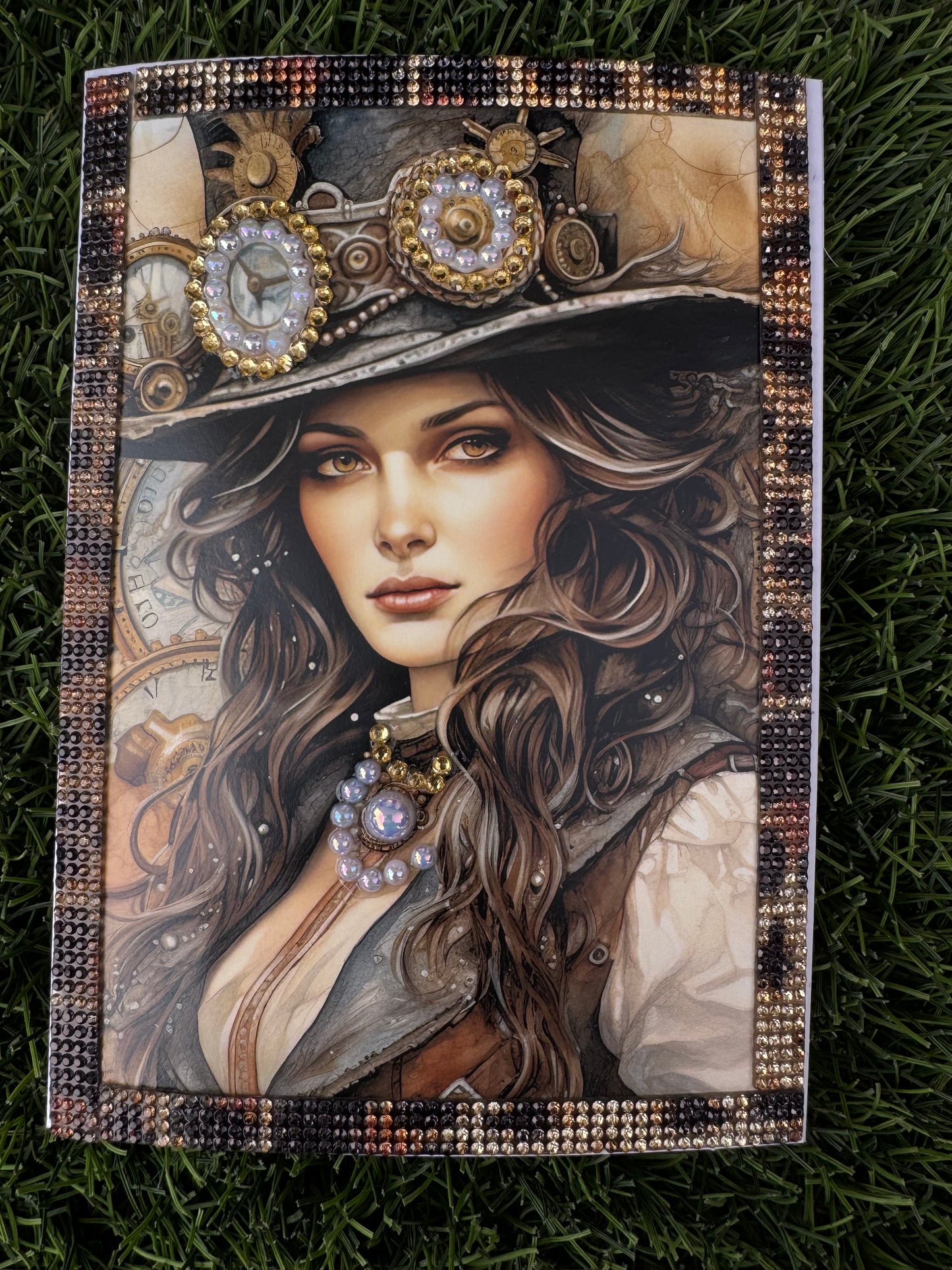 Steampunk Inspired Greeting Card
