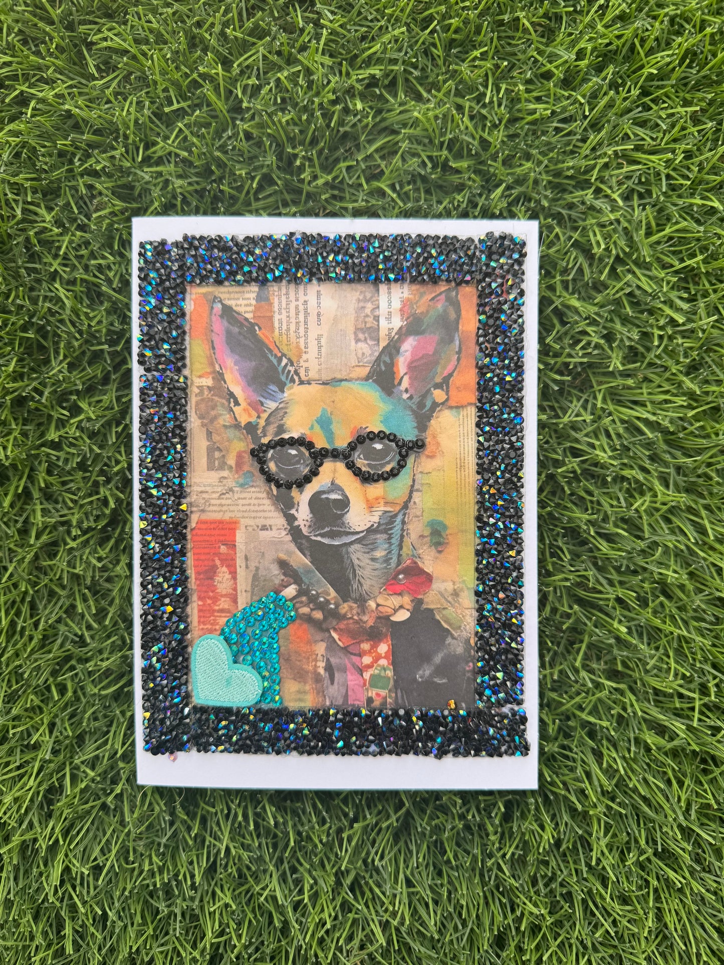Colorful Dog Greeting Card