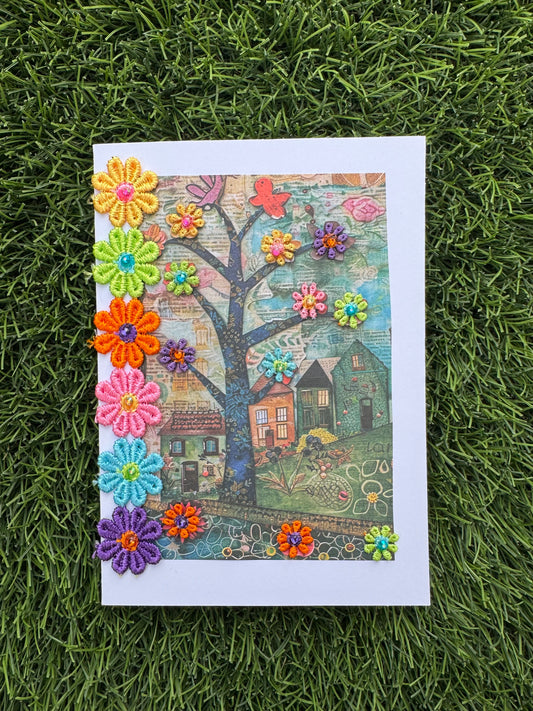 Beautiful Floral Greeting Card