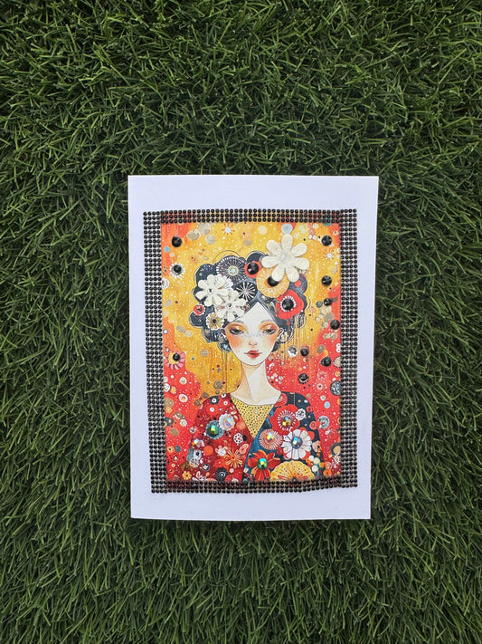 Asian Inspired Greeting Card