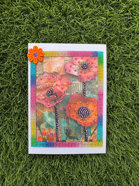 Beautiful Floral Greeting Card